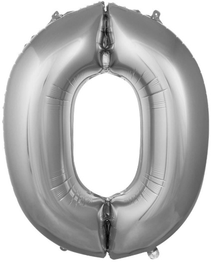 Gümüş Rakam Balon