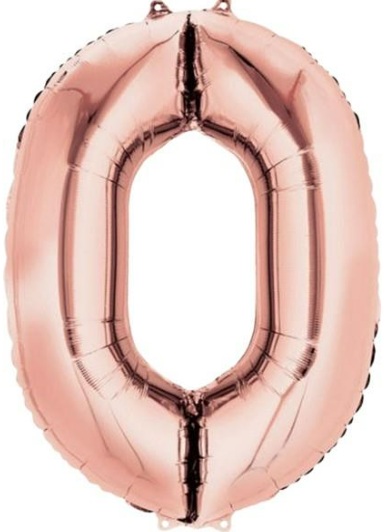 Rose Gold Rakam Balon